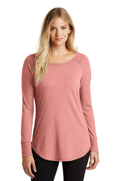 District ? Women's Perfect Tri ? Long Sleeve Tunic Tee.