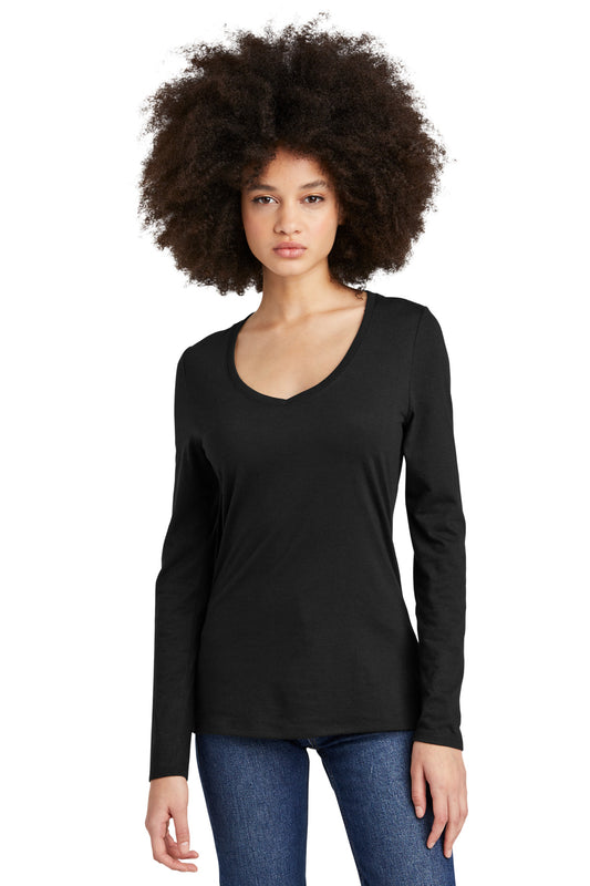 District? Women's Perfect Tri? Long Sleeve V-Neck Tee D