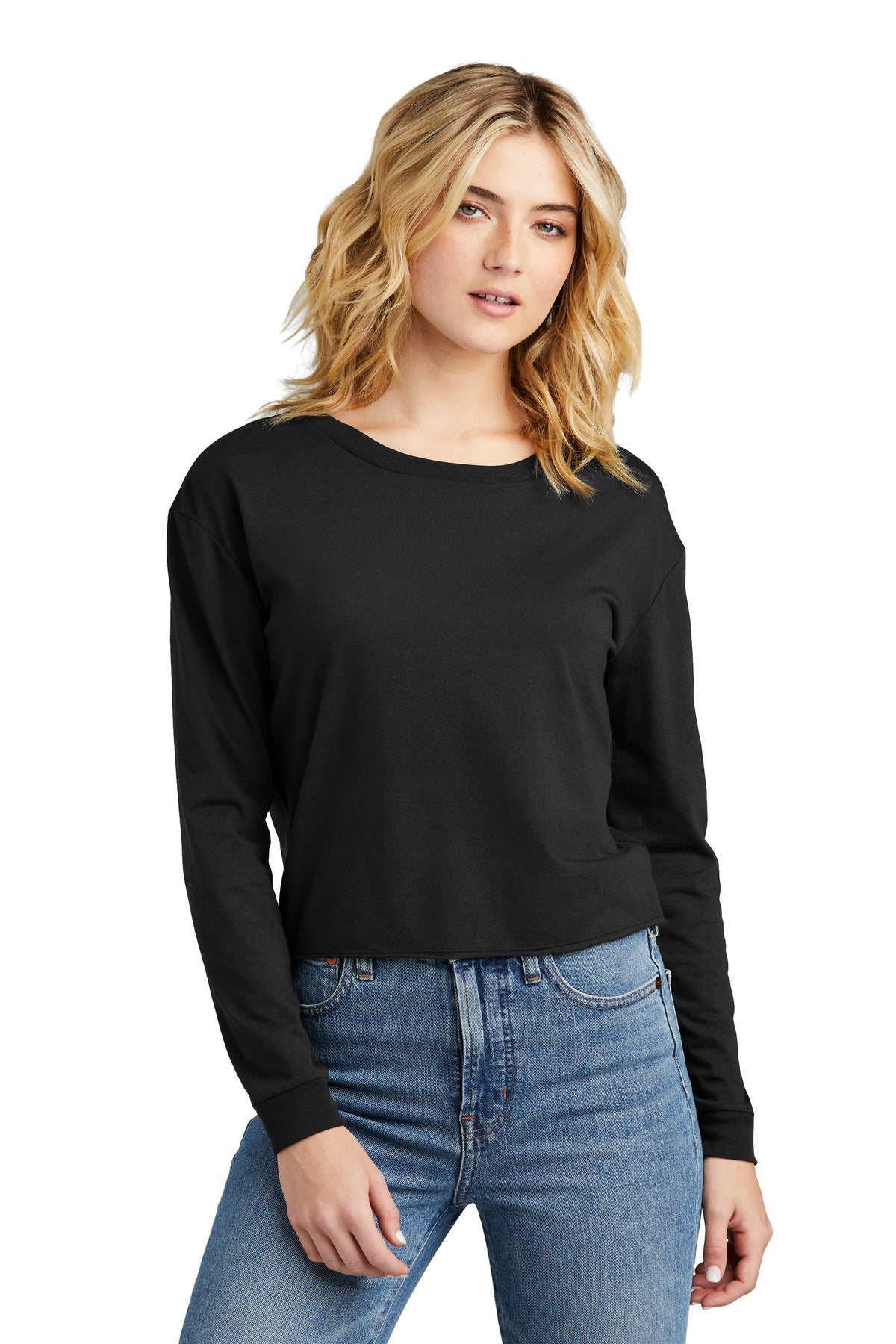 District? Women's Perfect Tri? Midi Long Sleeve Tee DT1