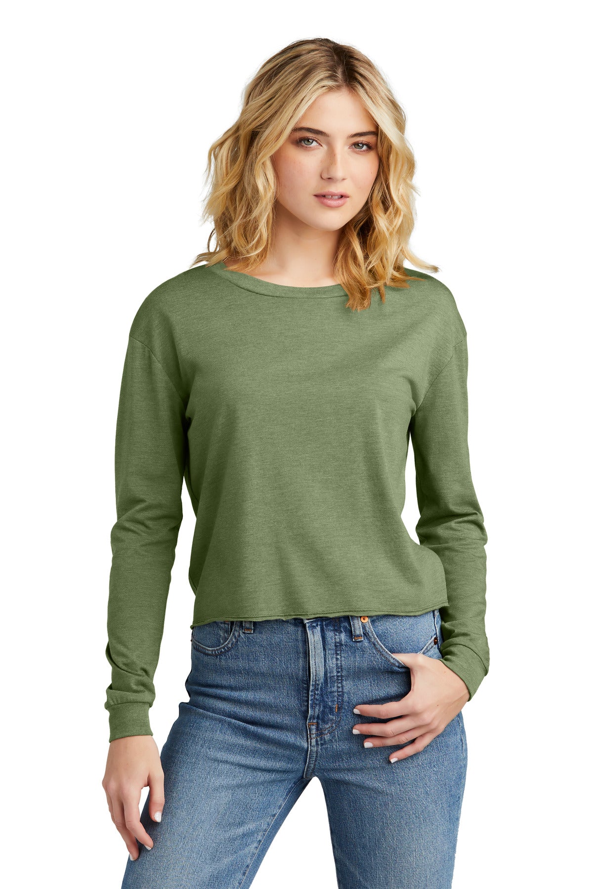District? Women's Perfect Tri? Midi Long Sleeve Tee DT1