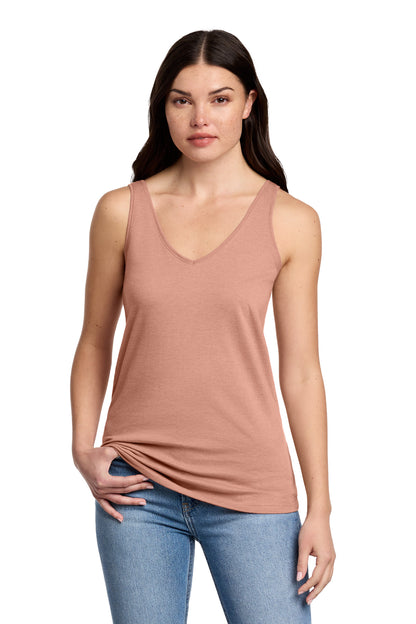 District® Women's Perfect Blend® CVC V-Neck Tank