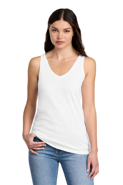District® Women's Perfect Blend® CVC V-Neck Tank