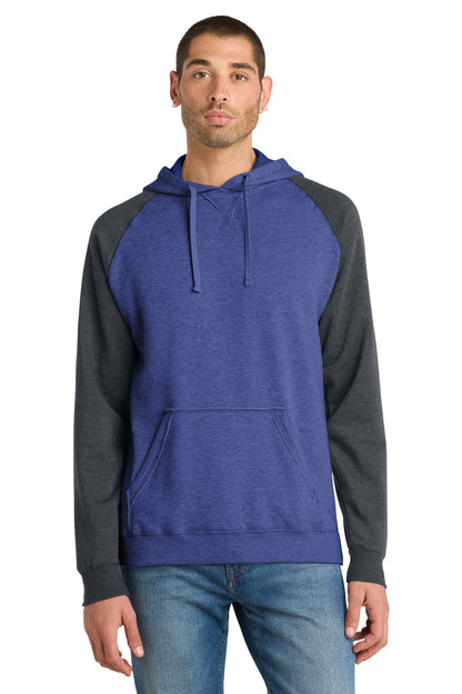 District® Young Mens Lightweight Fleece Raglan Hoodie