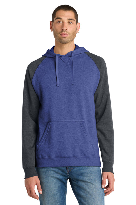 District® Young Mens Lightweight Fleece Raglan Hoodie