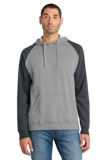 District® Young Mens Lightweight Fleece Raglan Hoodie