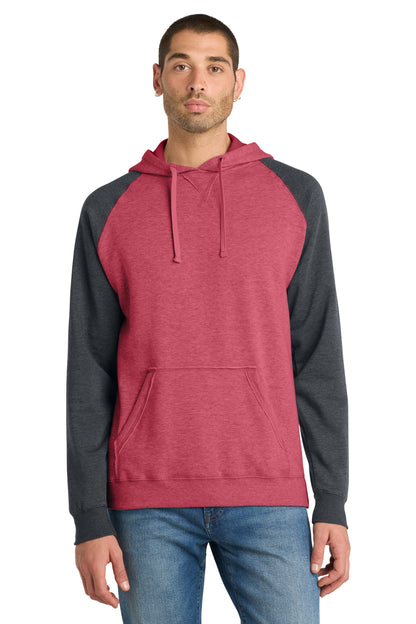 District® Young Mens Lightweight Fleece Raglan Hoodie