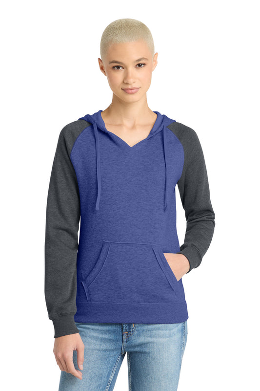 District® Women's Lightweight Fleece Raglan Hoodie