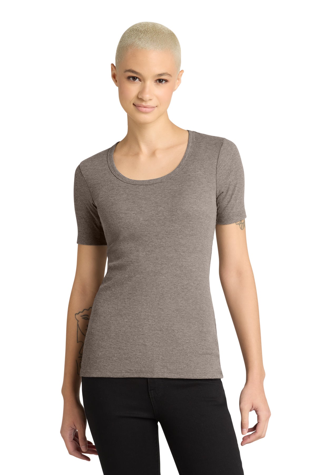 District® Women's V.I.T.™Rib Scoop Neck Tee
