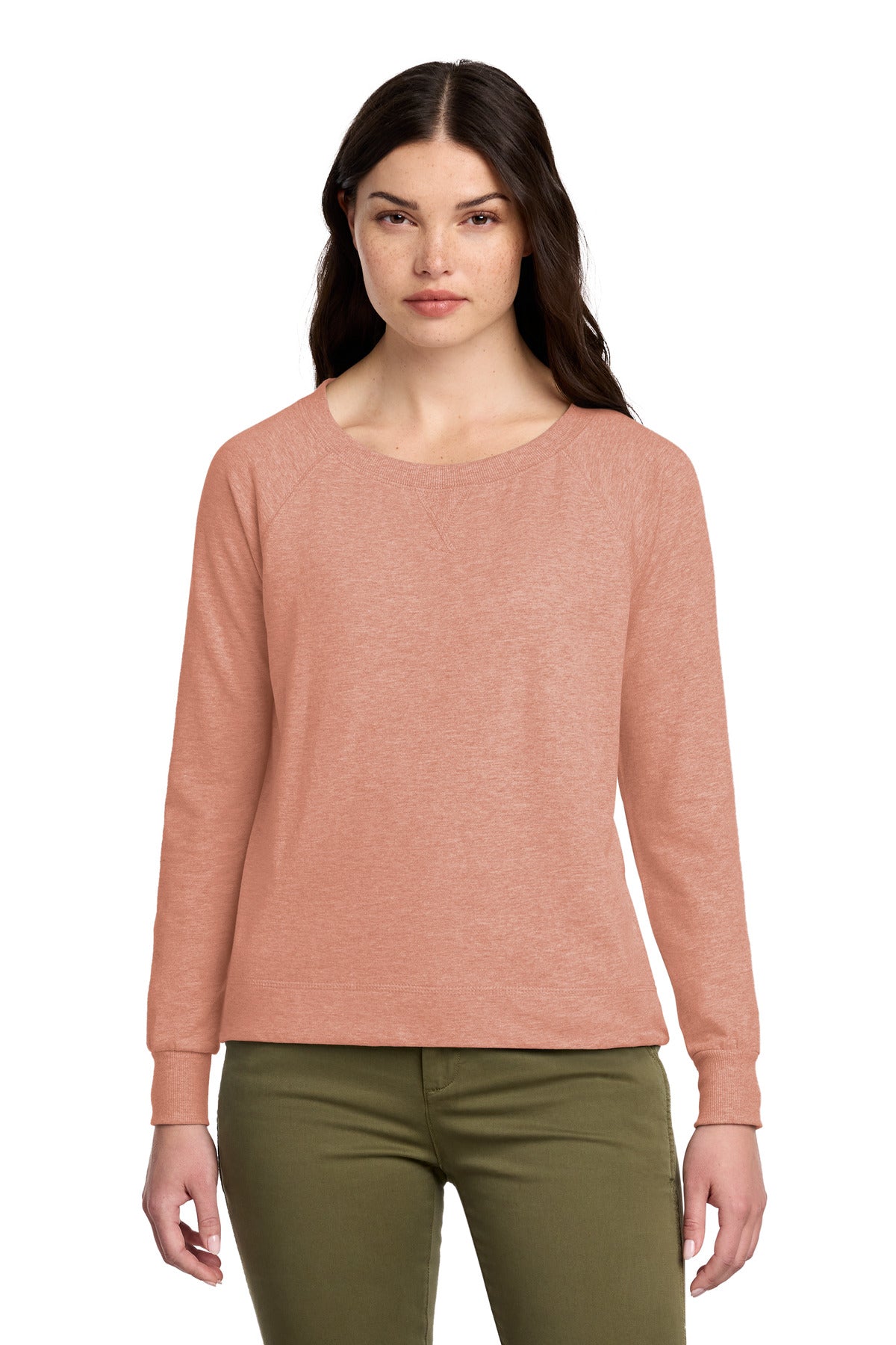 District® Women's Featherweight French Terry™ Long Sleeve Crewneck