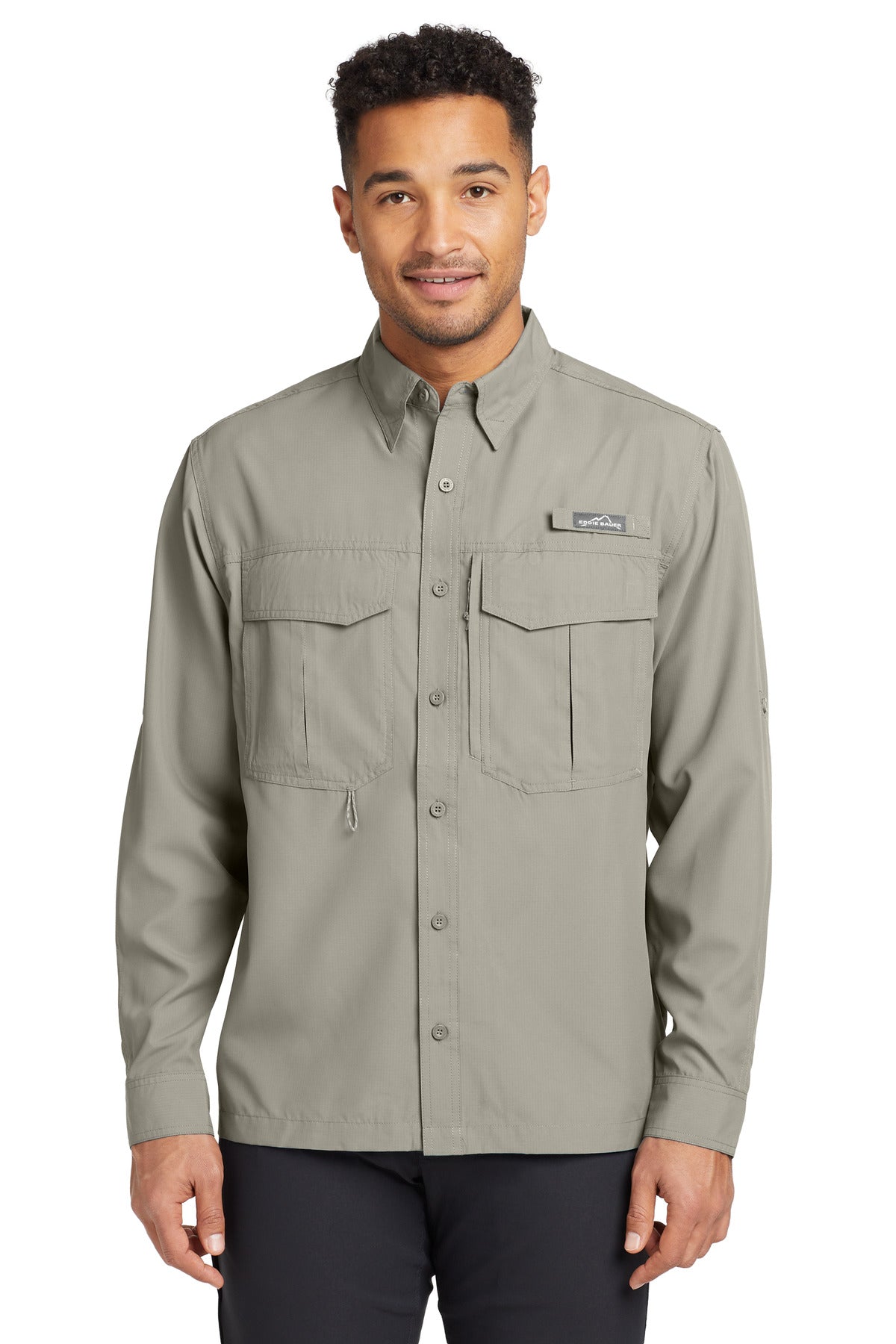 Eddie Bauer? - Long Sleeve Performance Fishing Shirt. E