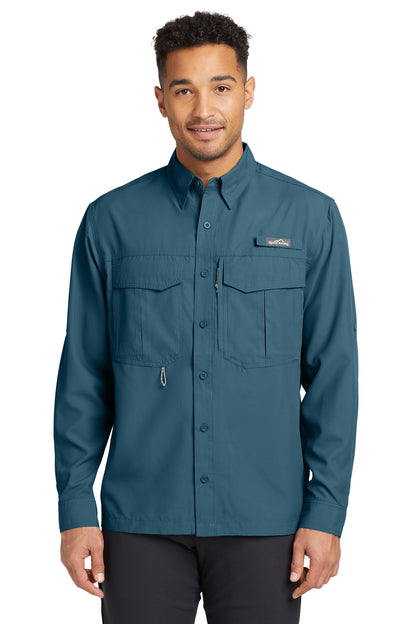 Eddie Bauer? - Long Sleeve Performance Fishing Shirt. E