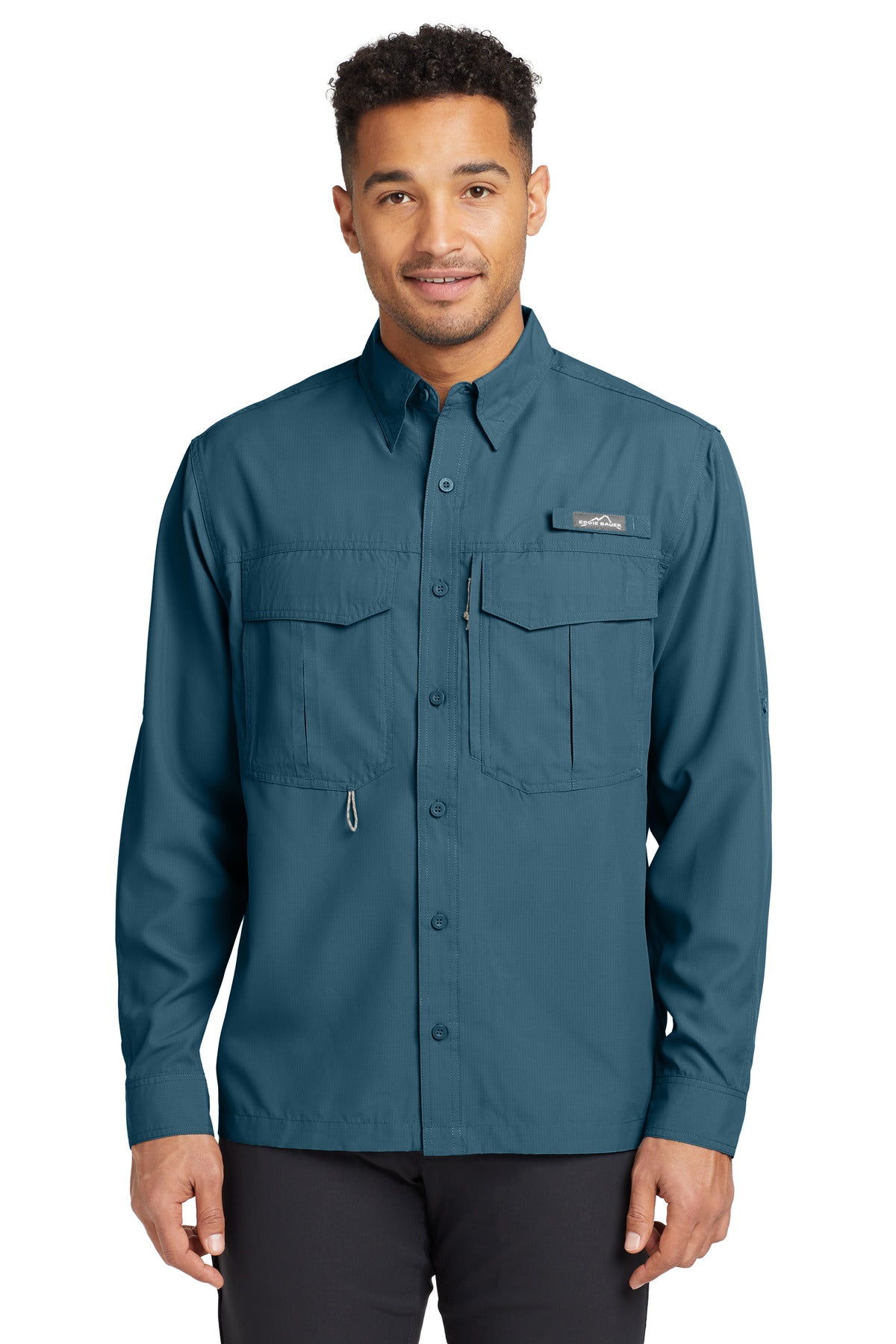 Eddie Bauer? - Long Sleeve Performance Fishing Shirt. E