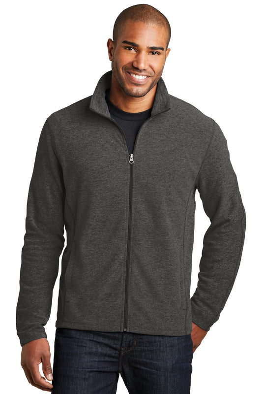 Port Authority? Heather Microfleece Full-Zip Jacket. F2