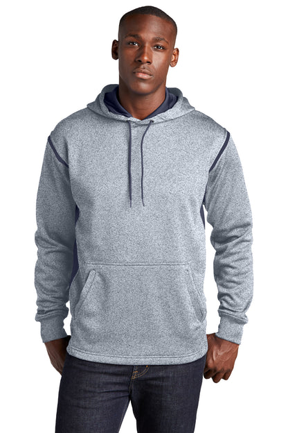 Sport-Tek® Tech Fleece Colorblock Hooded Sweatshirt