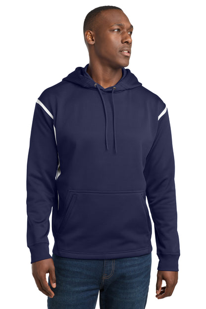 Sport-Tek® Tech Fleece Colorblock Hooded Sweatshirt