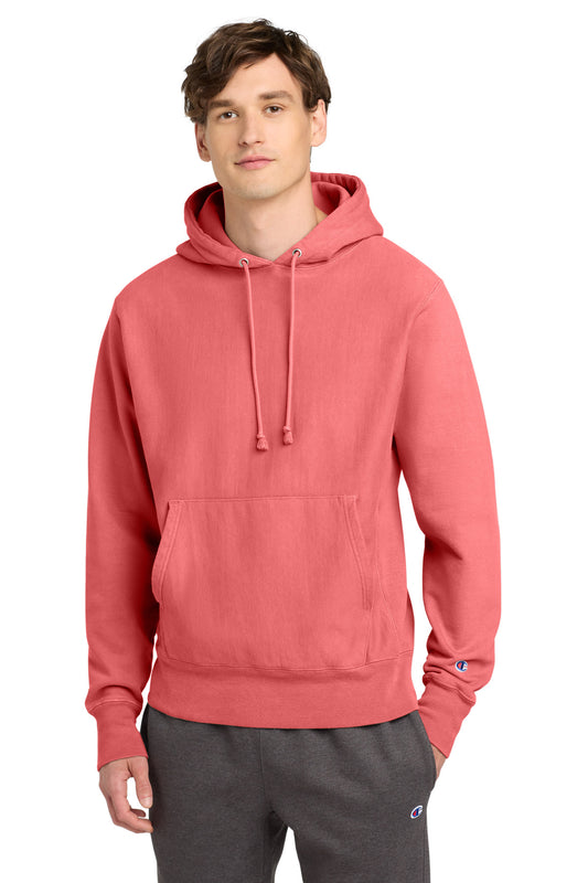 Champion ® Reverse Weave ® Garment-Dyed Hooded Sweatshirt