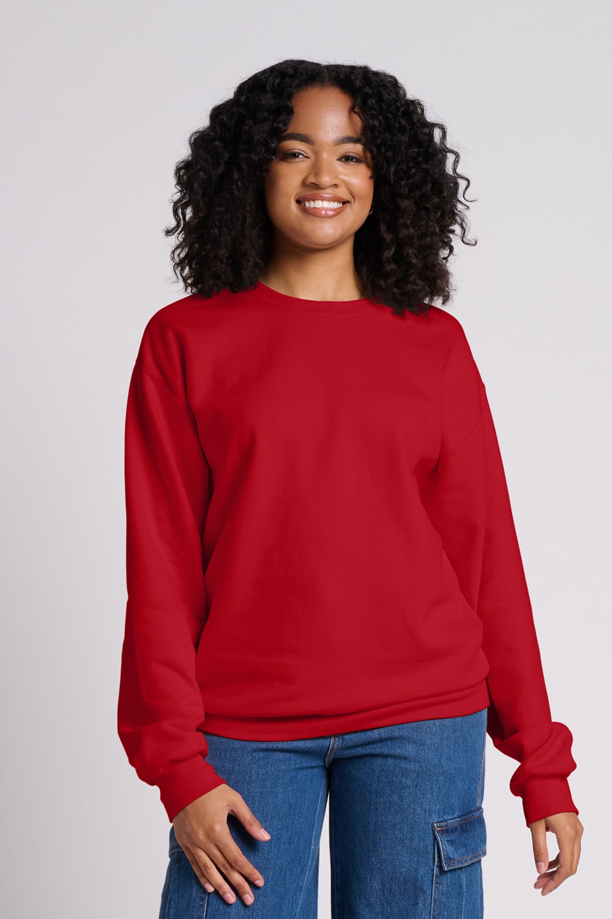 Jerzees Ultimate? Unisex CVC Ring Spun Crewneck Sweatsh