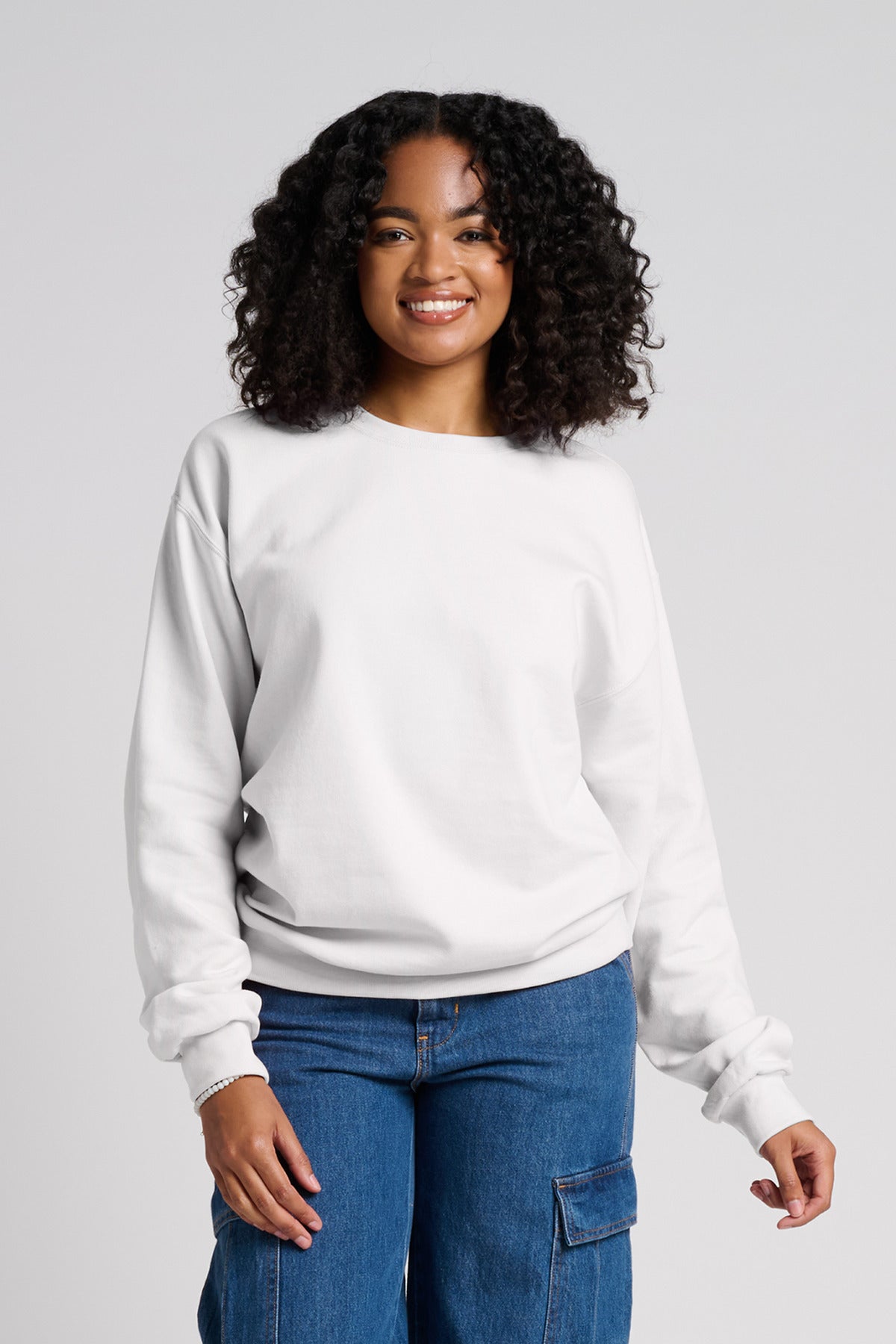 Jerzees Ultimate? Unisex CVC Ring Spun Crewneck Sweatsh
