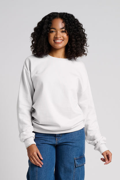 Jerzees Ultimate? Unisex CVC Ring Spun Crewneck Sweatsh
