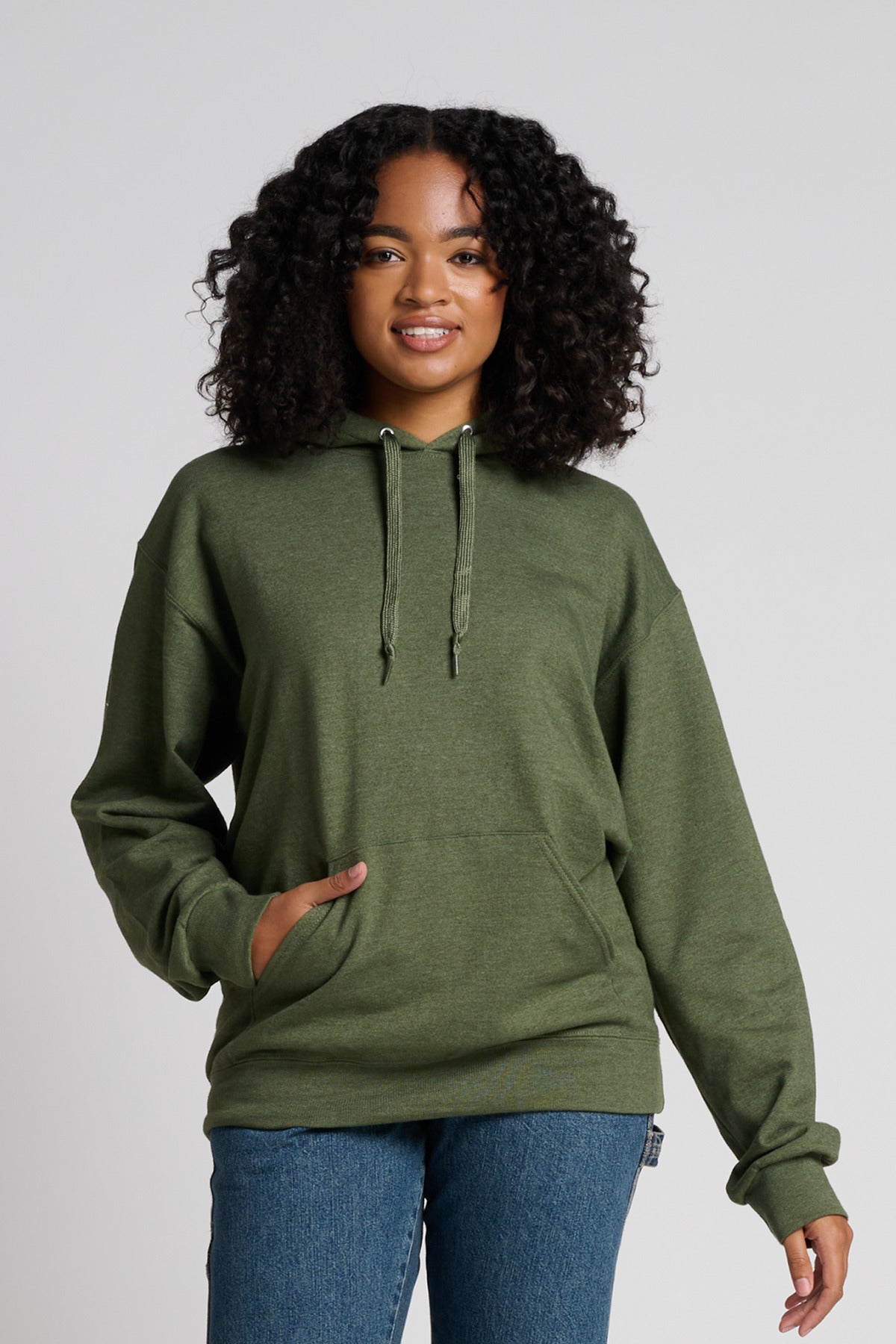 Jerzees Ultimate? Unisex CVC Ring Spun Hooded Sweatshir