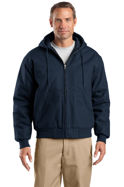 CornerStone? Tall Duck Cloth Hooded Work Jacket. TLJ763