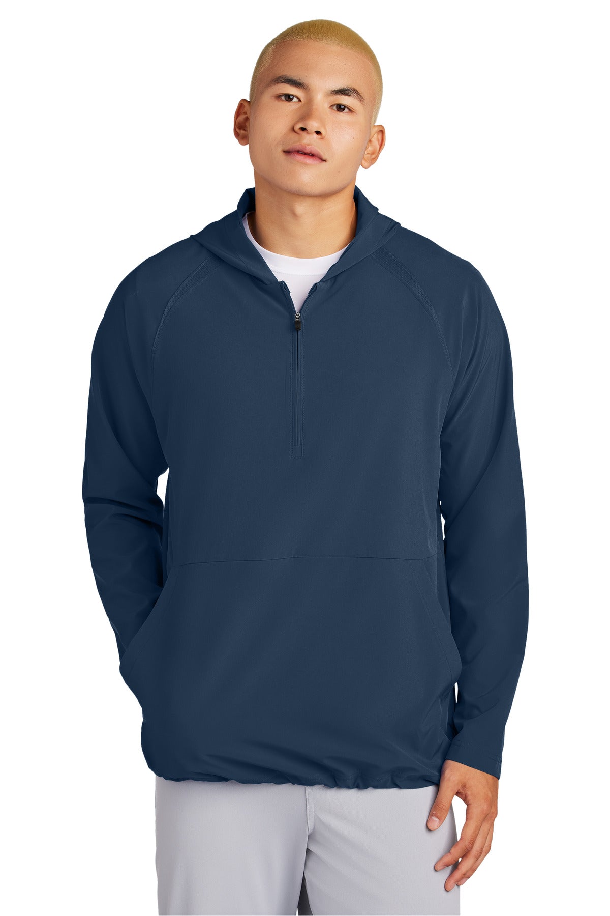 Sport-Tek? Repeat 1/2-Zip Long Sleeve Hooded Jacket JST