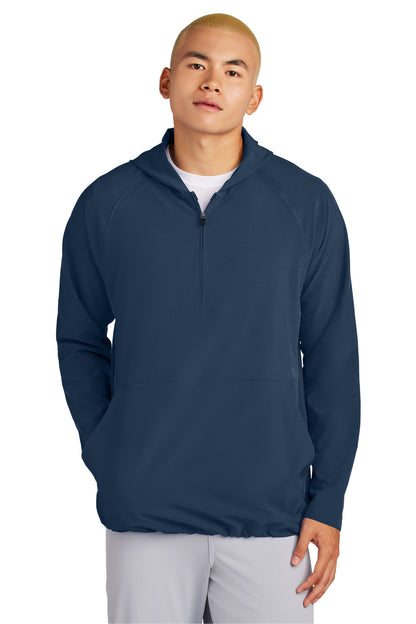 Sport-Tek? Repeat 1/2-Zip Long Sleeve Hooded Jacket JST