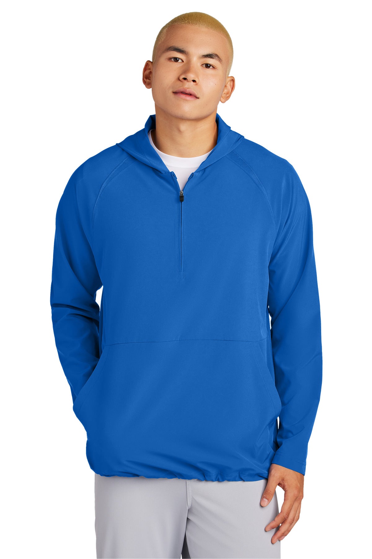 Sport-Tek? Repeat 1/2-Zip Long Sleeve Hooded Jacket JST
