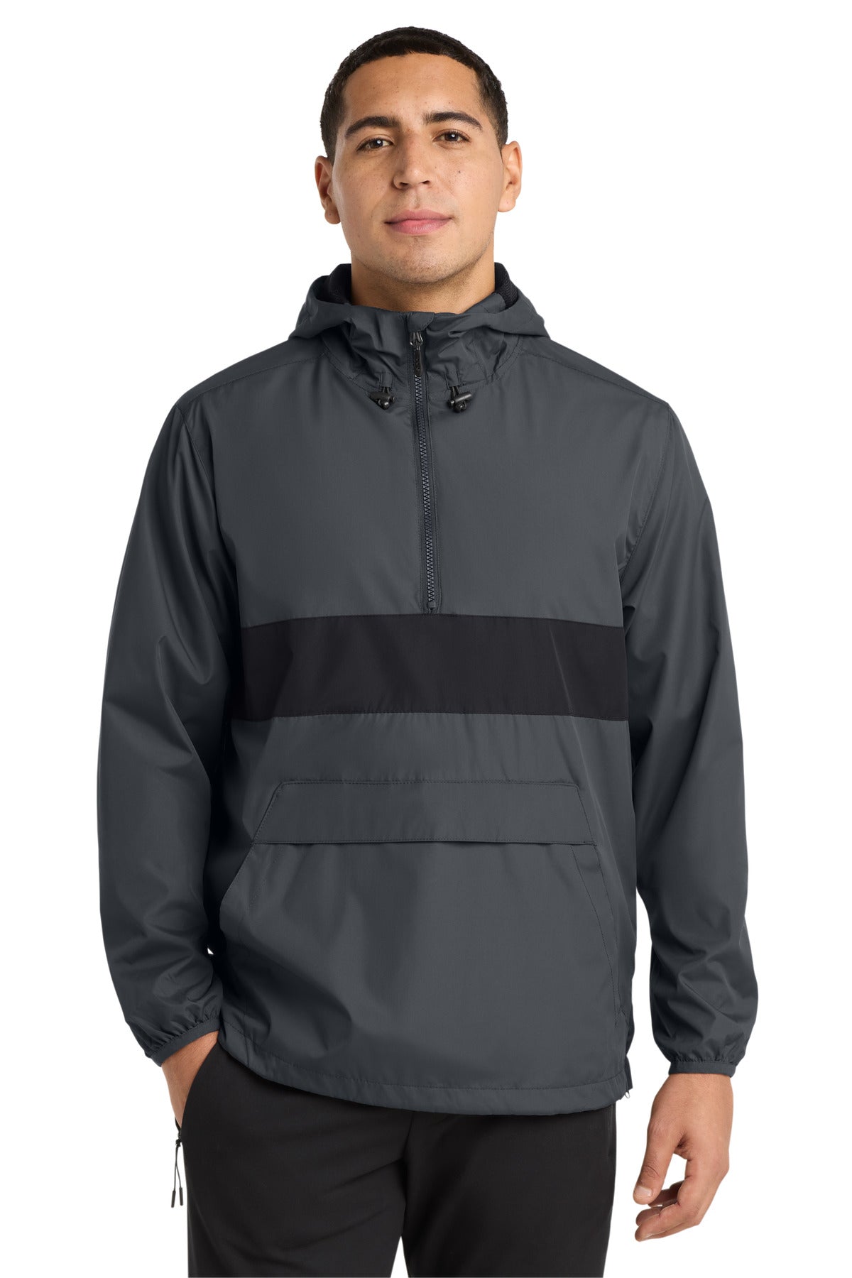 Sport-Tek® Zipped Pocket Anorak