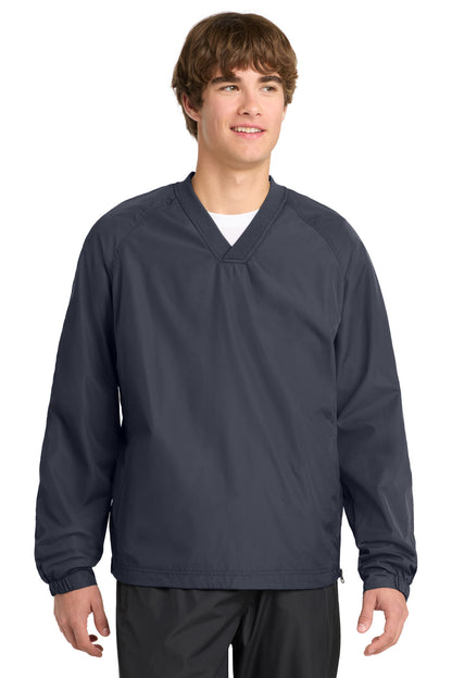 Sport-Tek® V-Neck Raglan Wind Shirt
