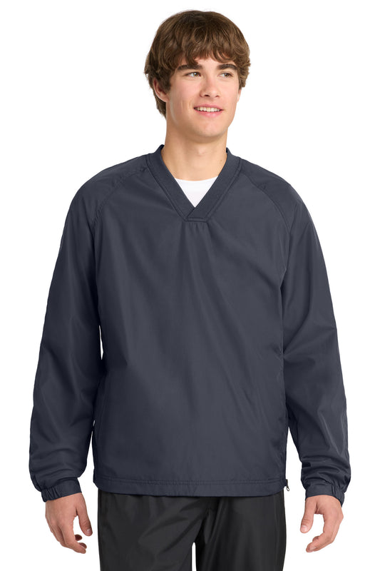 Sport-Tek® V-Neck Raglan Wind Shirt