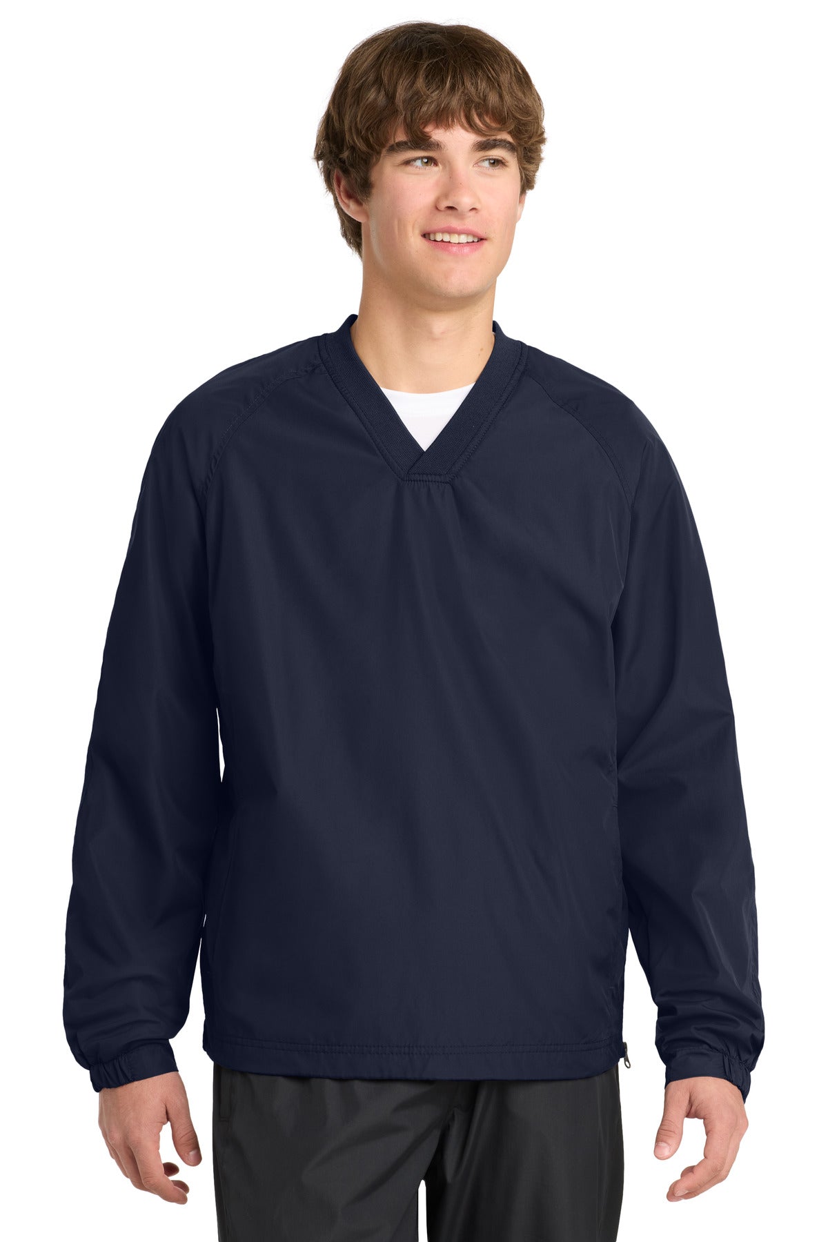 Sport-Tek® V-Neck Raglan Wind Shirt