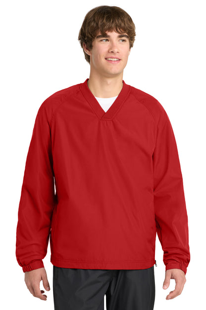 Sport-Tek® V-Neck Raglan Wind Shirt