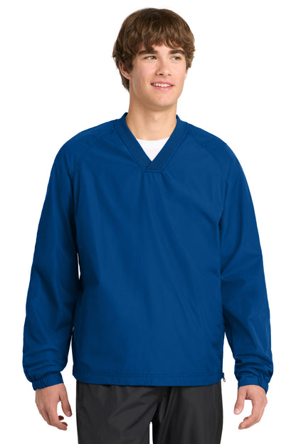 Sport-Tek® V-Neck Raglan Wind Shirt
