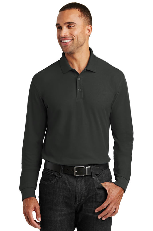 Port Authority? Long Sleeve Core Classic Pique Polo. K1