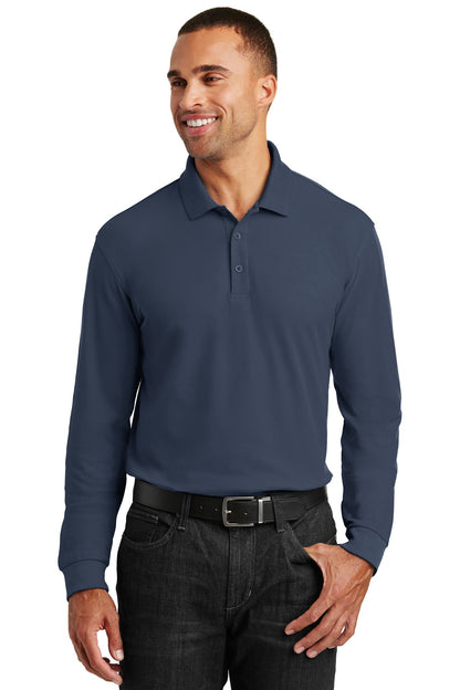 Port Authority? Long Sleeve Core Classic Pique Polo. K1