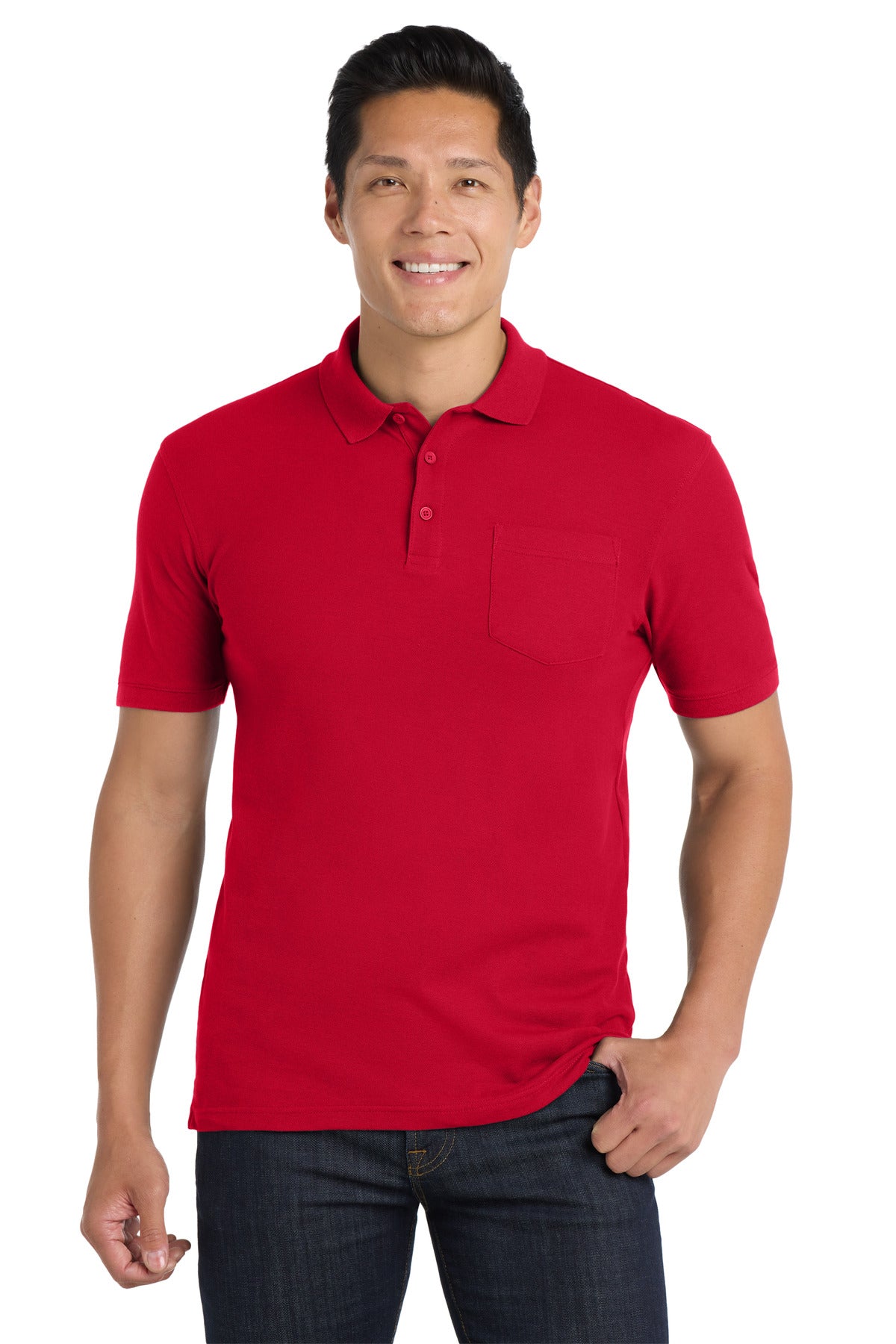 Port Authority® Core Classic Pique Pocket Polo