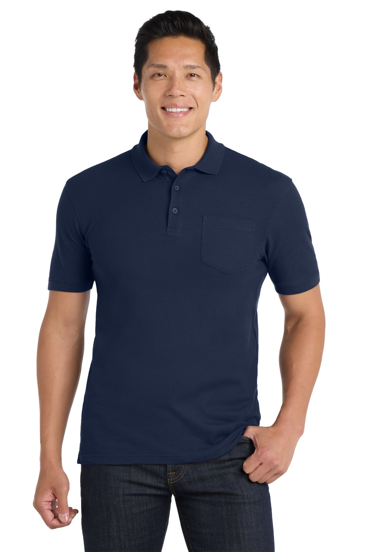 Port Authority® Core Classic Pique Pocket Polo