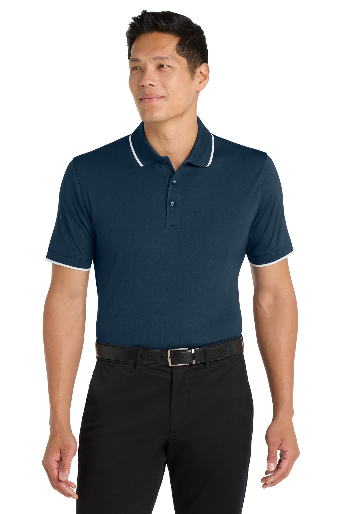 Port Authority® Dry Zone® UV Micro-Mesh Tipped Polo