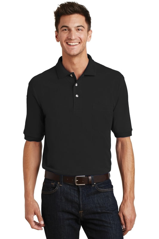Port Authority? Heavyweight Cotton Pique Polo with Pock