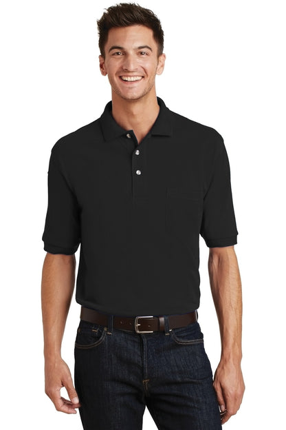 Port Authority? Heavyweight Cotton Pique Polo with Pock