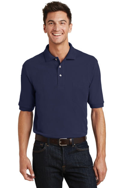Port Authority? Heavyweight Cotton Pique Polo with Pock