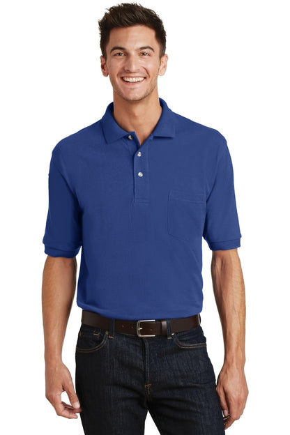Port Authority? Heavyweight Cotton Pique Polo with Pock