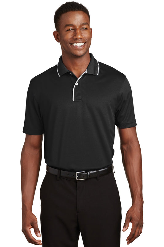 Sport-Tek? Dri-Mesh? Polo with Tipped Collar and Piping