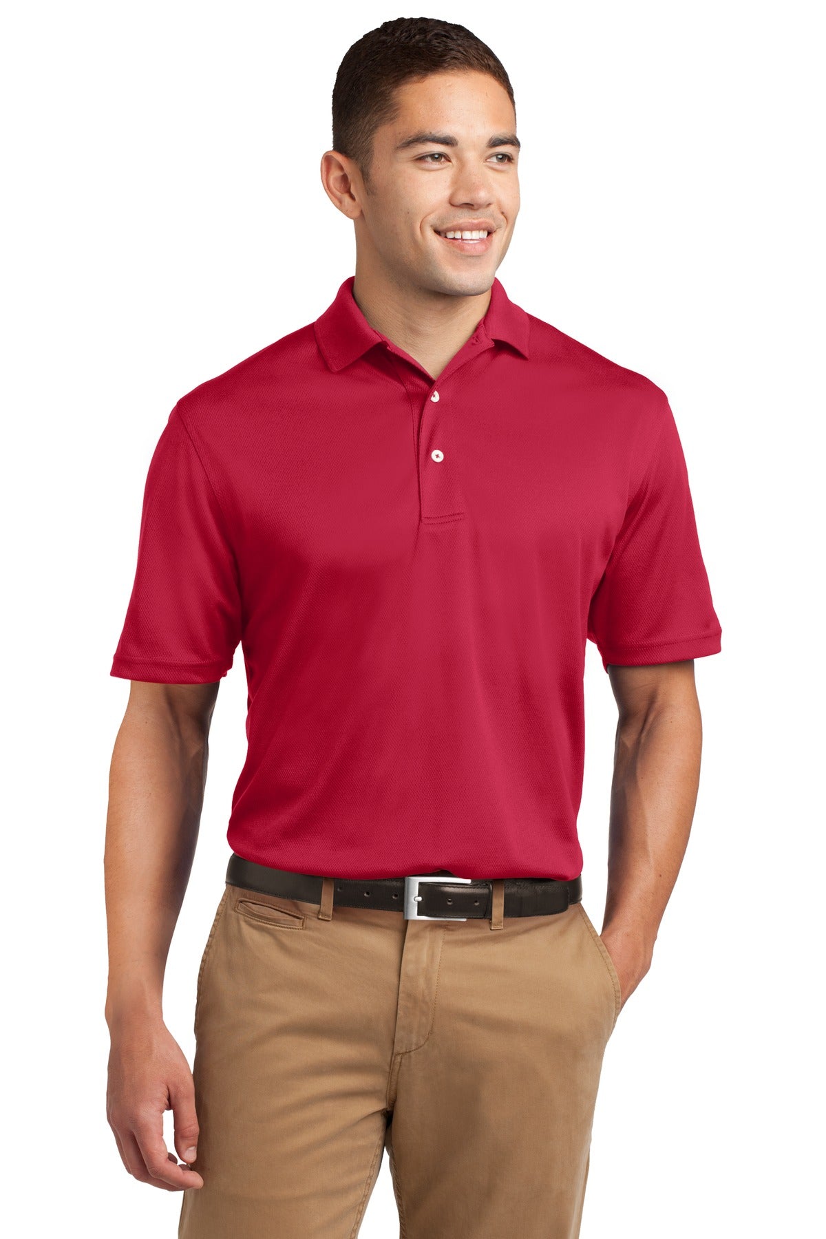 Sport-Tek? Dri-Mesh? Polo.  K469