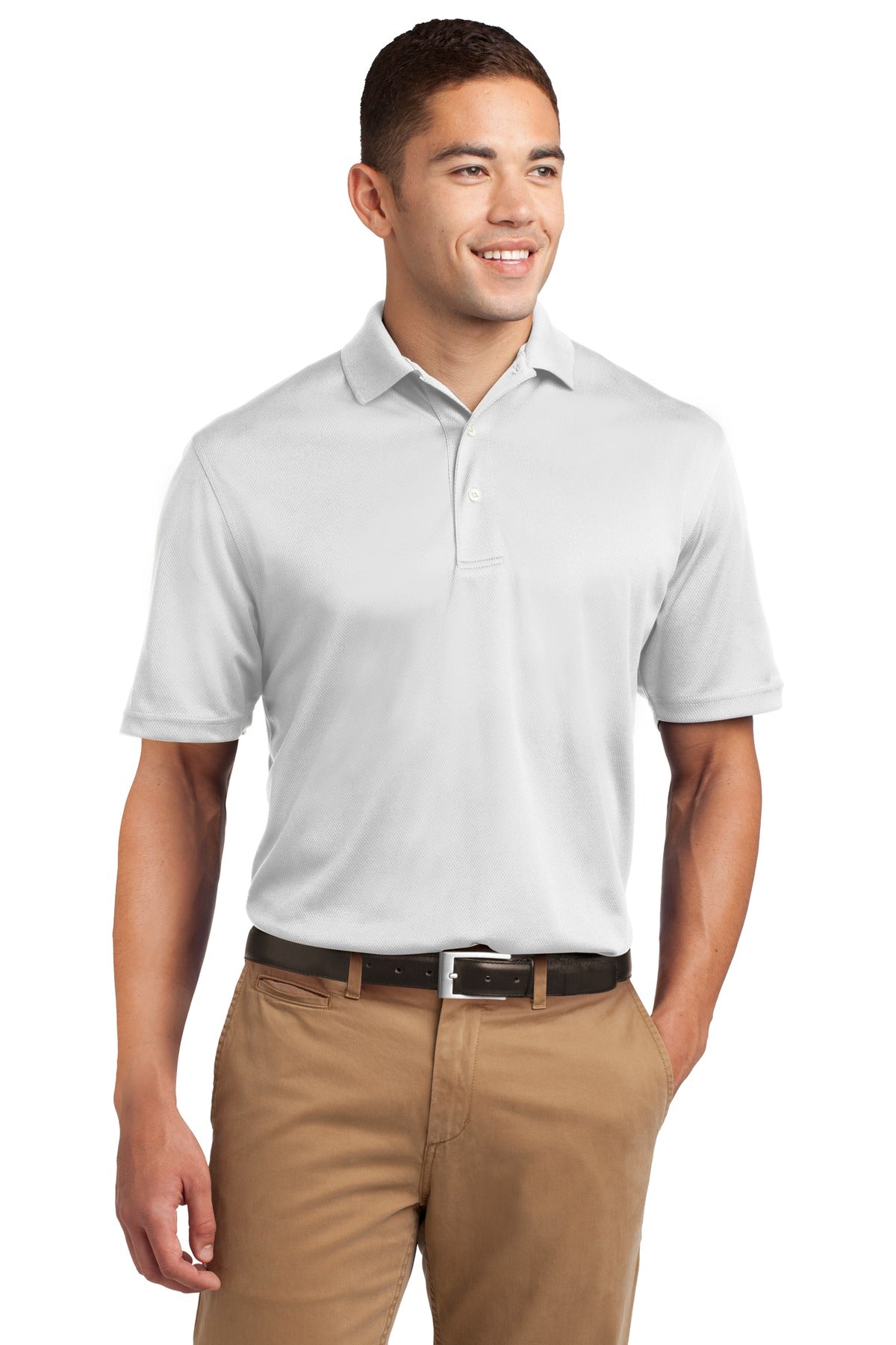 Sport-Tek? Dri-Mesh? Polo.  K469