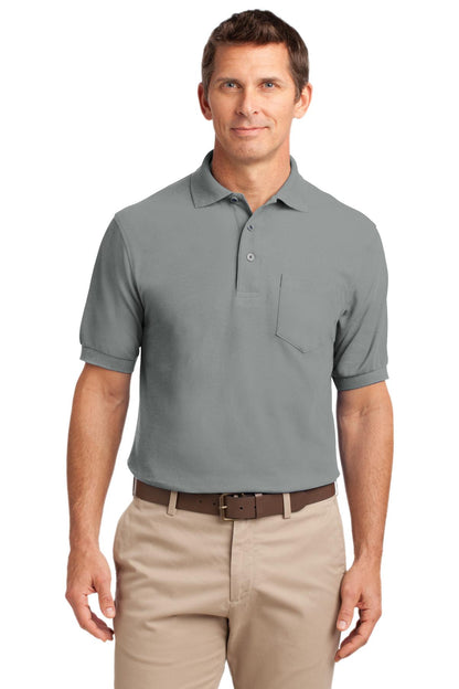 Port Authority? Silk Touch? Polo with Pocket.  K500P