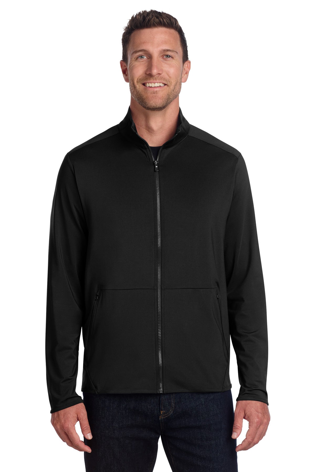 Port Authority® Accord Stretch Fleece Full-Zip