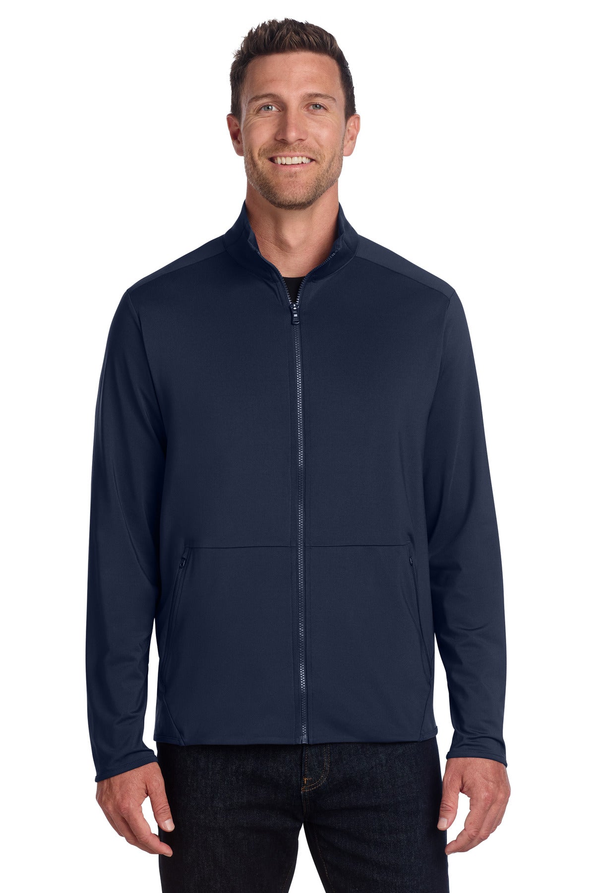 Port Authority® Accord Stretch Fleece Full-Zip