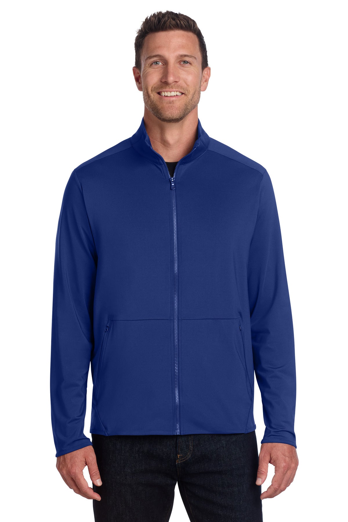 Port Authority® Accord Stretch Fleece Full-Zip